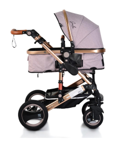 Moni Gala premium kolica za bebe 3 u 1 Beige