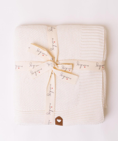Minky prekrivač za bebe 110x80 cm Beli - 50010534