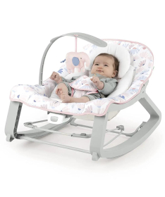 Ingenuity ležaljka za bebe Keep Cozy - Grow with me rocking Seat - Pink Sku12909