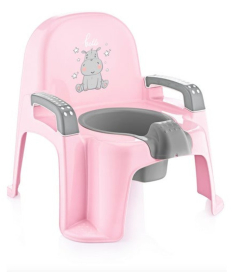Babyjem noša za decu u obliku stolice Potty - Pink