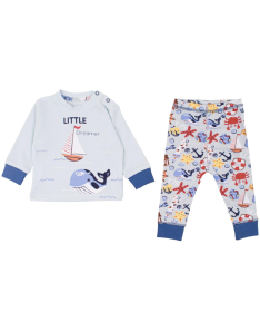 Just Kiddin pidžama za dečake 6-9 meseci Sea World - 11004042