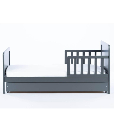 Drewex krevetac za decu uzrast 1-6 godina Olek Graphite 140x70 cm