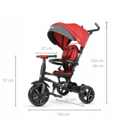 QPlay Rito Star tricikl za decu - Purple