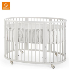 Stokke Sleepi V2 Bumper pamučna ogradica za krevetac - White