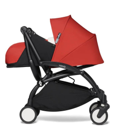 Babyzen Yoyo2 kolica za bebe Crni ram + Newborn Pack 0+ - Red