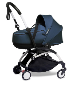 Babyzen Yoyo2 kolica za bebe 2 u 1 sa Korpom nosiljkom Beli ram - Air France Blue