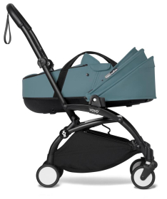 Babyzen Yoyo3 kolica za bebe 3 u 1 sa Korpom nosiljkom Crni ram - Aqua