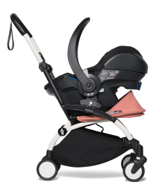 Babyzen Yoyo3 kolica za bebe 3 u 1 sa Korpom nosiljkom Crni ram - Grey