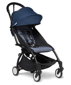 Babyzen Yoyo3 kolica za bebe 3 u 1 sa Korpom nosiljkom Crni ram - Air France Blue