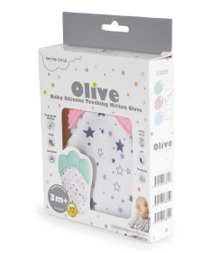 Cangaroo rukavica glodalica za bebe Olive Pink
