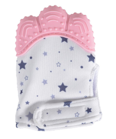 Cangaroo rukavica glodalica za bebe Olive Pink