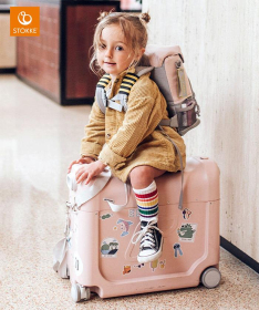 Stokke koferi za decu Jetkids Bedbox Pink + Ranac Pink