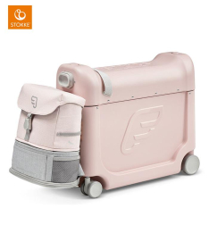 Stokke koferi za decu Jetkids Bedbox Pink + Ranac Pink