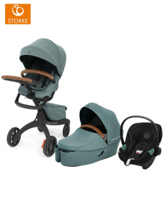 Stokke Xplory X kolica za bebe 3 u 1 - Cool Teal