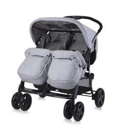 Lorelli Bertoni Kolica za Blizance Twin - Cool Grey