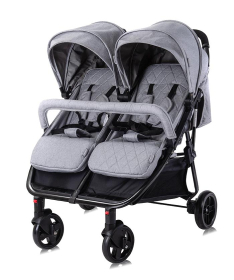 Lorelli Bertoni Kolica za blizance Duo - Cool Grey
