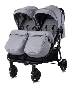Lorelli Bertoni Kolica za blizance Duo - Cool Grey