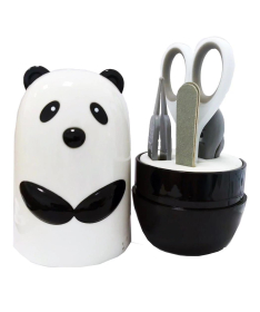 Chicco manikir set za bebe (makazice turpije pinceta i grickalica) Panda