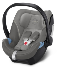 Cybex Balios S Lux kolica Lava Grey 3 u 1 sa Aton 5&Carrycot Soho Grey (Silver Frame)