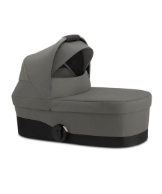 Cybex Balios S Lux kolica Lava Grey 3 u 1 sa Aton 5&Carrycot Soho Grey (Silver Frame)