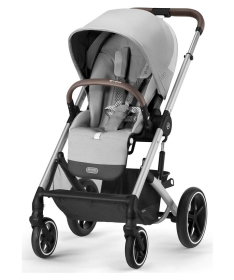 Cybex Balios S Lux kolica Lava Grey 3 u 1 sa Aton 5&Carrycot Soho Grey (Silver Frame)