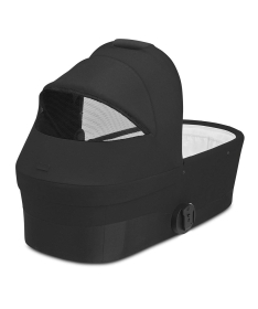 Cybex Balios S Lux kolica Moon Black 3 u 1 sa Aton 5&Carrycot Deep Black (Black Frame)