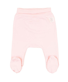 Just Kiddin pantalonice sa stopicama za devojčice 0-3 meseca Local Fruits Svetlo Roze - 18000511