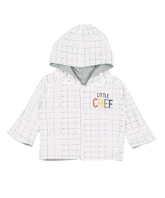 Just Kiddin jakna za dečake sa dva lica 0-3 meseca Local Food Green&White - 17000489
