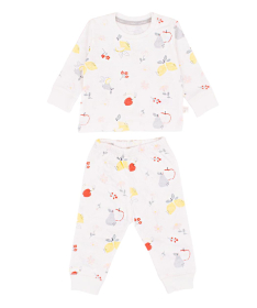 Just Kiddin pidžama za devojčice 6-9 meseci Local Fruits - 18000327