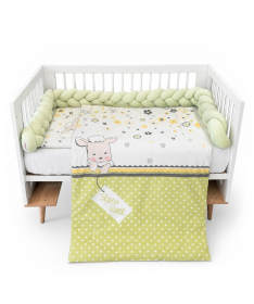 Textil komplet posteljine za bebe Ovčica 120x60 cm