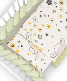 Textil komplet posteljine za bebe Ovčica 120x60 cm