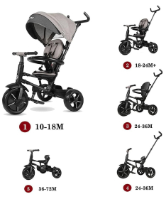 QPlay Rito Star tricikl za decu - Grey