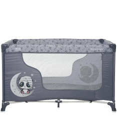 Lorelli Bertoni Moonlight Prenosivi krevetac za Bebe 1 Nivo - Cool Grey Pandas