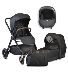 Cangaroo Macan kolica za bebe 3u1 - Black