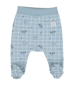 Just Kiddin Organic pantalonice za dečake sa stopicama 3-6 meseci Little Doggies Blue - 17000424