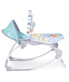 Moni ležaljka za bebe Space Tour do 9 kg - Blue