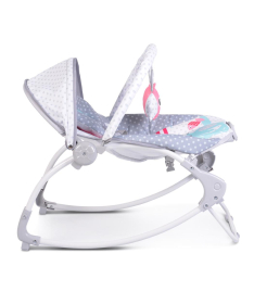 Moni ležaljka za bebe Lovely Forest do 9 kg - Rose