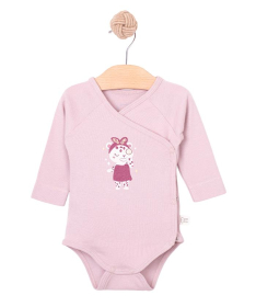 Just Kiddin baby bodi na preklop za devojčice 3-6 meseci Self Care Rose - 18000537