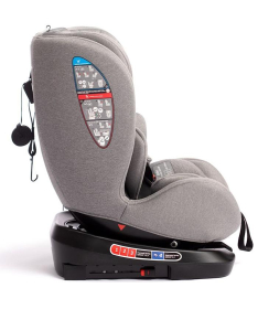 BBO iSize Isofix auto sedište za bebe 40-150 cm Cosmos Light Grey