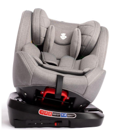 BBO iSize Isofix auto sedište za bebe 40-150 cm Cosmos Light Grey