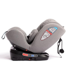 BBO iSize Isofix auto sedište za bebe 40-150 cm Cosmos Light Grey