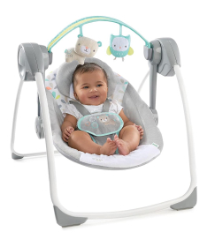 Ingenuity Ljuljaška za bebe Comfort To Go Fanciful Forest SKU10845