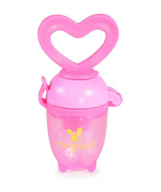 Cangaroo silikonska mljackalica za bebe Love - Pink
