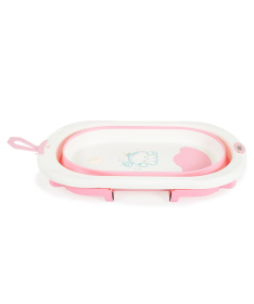 Cangaroo sklopiva kadica za bebe sa digitalnim termometrom Terra Pink