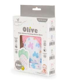 Cangaroo rukavica glodalica za bebe Olive Butterflies