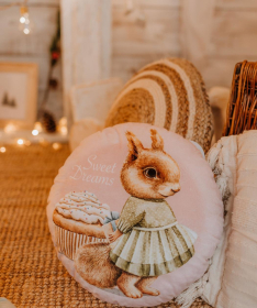Textil dekorativno jastuče za devojčice Medeni