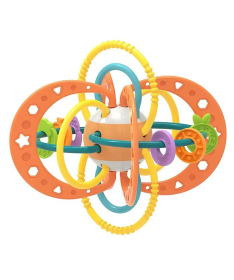 BBo toys Activity lopta glodalica sa prstenovima Plava - HE0104