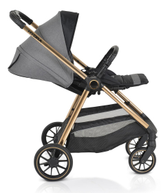 Cangaroo Hydra kolica za bebe 3u1 sa iSize auto sedištem - Grey