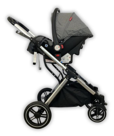 NouNou G2 kolica za bebe 2 u 1 sa auto sedištem Light Grey