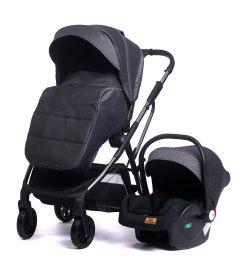 BBO kolica za bebe 2 u 1 Ultra set Q7 - Grey Net